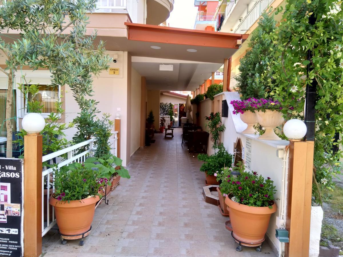 Hotel Villa Pigasos Paralía Kültér fotó